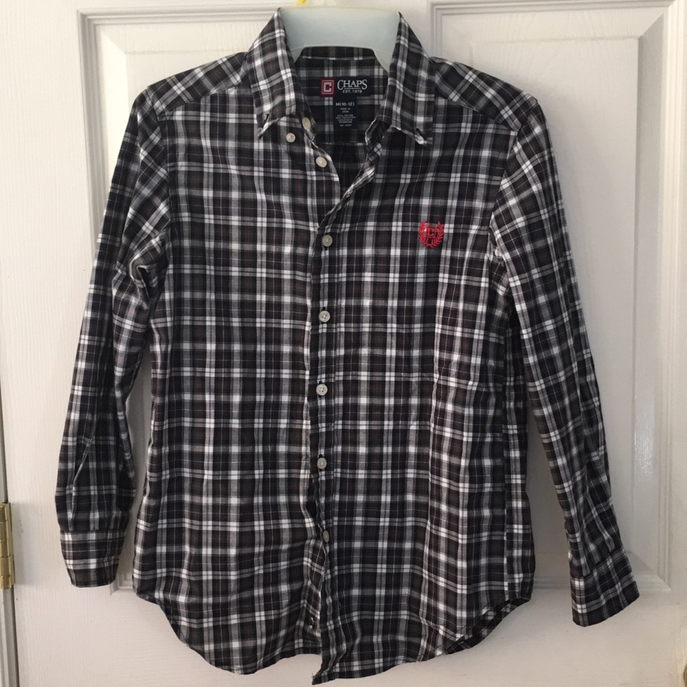 Chaps Plaid Button Shirt